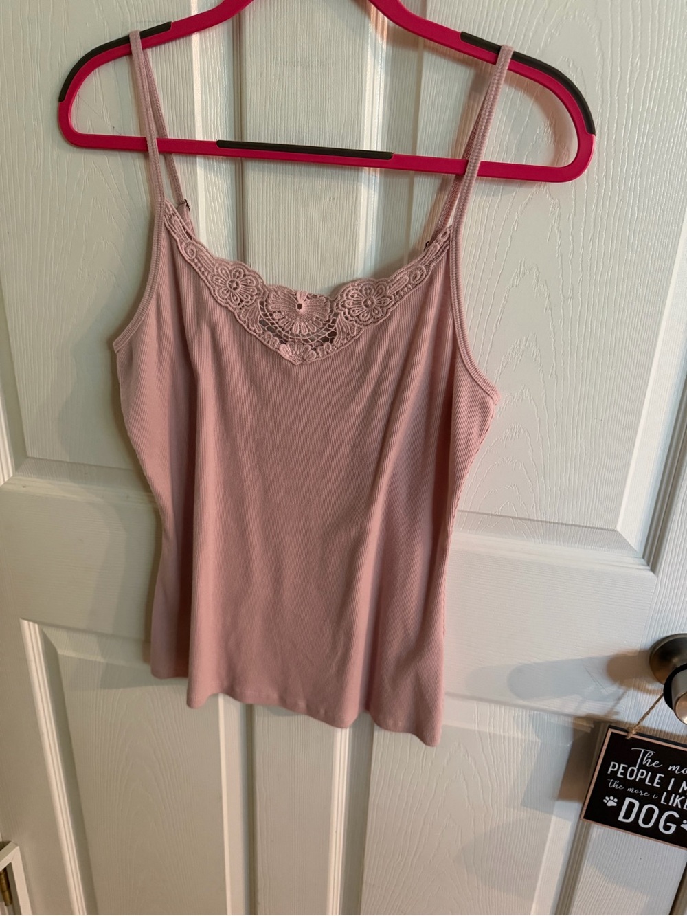 Gently Used Hollister Boho Cami 
Size XL Dusty Rose